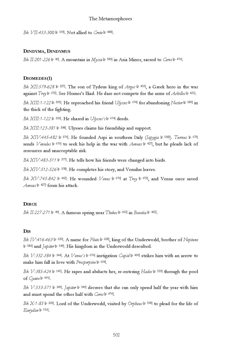 Ovid: The Metamorphoses - Page 502